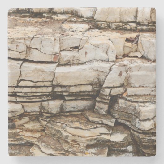 Felsen und Klippen Steinuntersetzer (Vorderseite)