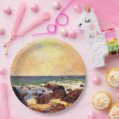 Felsen und Meer von Gauguin, Pappteller (Party)
