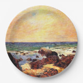 Felsen und Meer von Gauguin, Pappteller (Vorderseite)