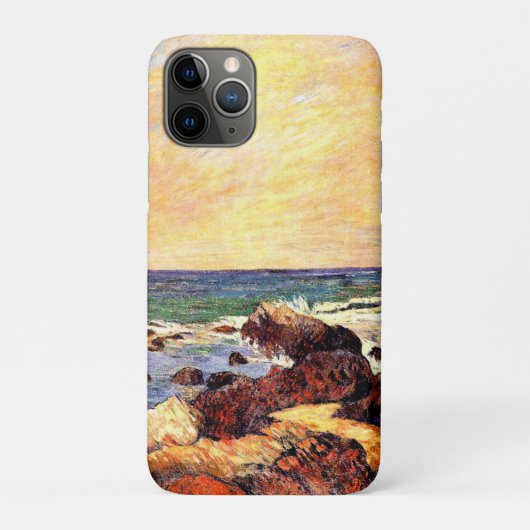Felsen und Meer von Paul Gauguin, Case-Mate iPhone Hülle (Rückseite)