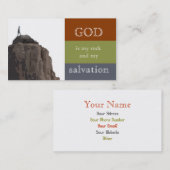 Felsen und Rettung Visitenkarte (Vorne/Hinten)