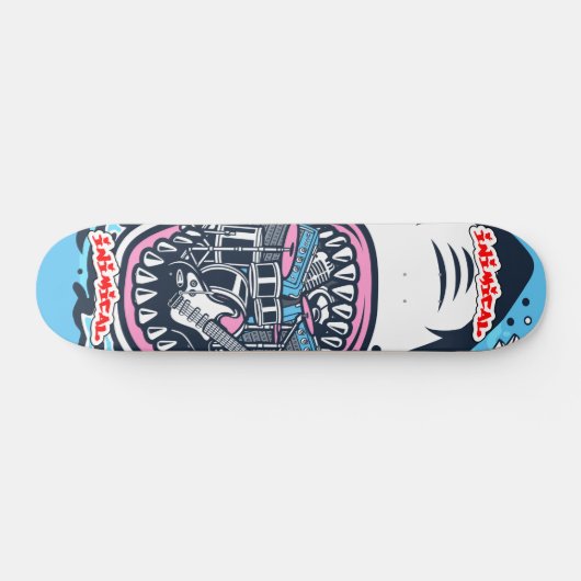 Felsen und Roll Shark Skateboard (Horizontal)