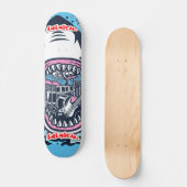 Felsen und Roll Shark Skateboard (Vorderseite)