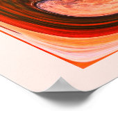 Felsen und Wasser abstrakte Kunst Poster (Ecke)