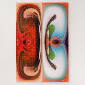 Felsen und Wasserkunst Puzzle (Vertikal)