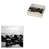 Felsen und Wellen Gummistempel (Stempel)