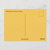 Felsen und Wellen in Nauru Postkarte (Rückseite)