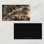 Felsen Unterwasser - Visitenkarten Visitenkarte (Vorne/Hinten)