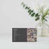 Felsen-Visitenkarte Visitenkarte (Stehend Vorderseite)