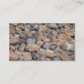 Felsen-Visitenkarte Visitenkarte (Rückseite)