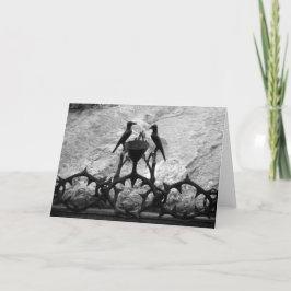 Felsen von Agony, Jerusalem, Israel - B&W-Karte Karte