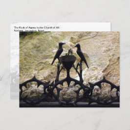 Felsen von Agony, Jerusalem, Israel - farbige Post Postkarte