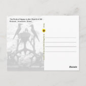 Felsen von Agony, Jerusalem, Israel - farbige Post Postkarte (Rückseite)