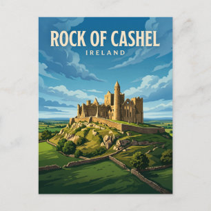 Felsen von Cashel Irland Postkarte