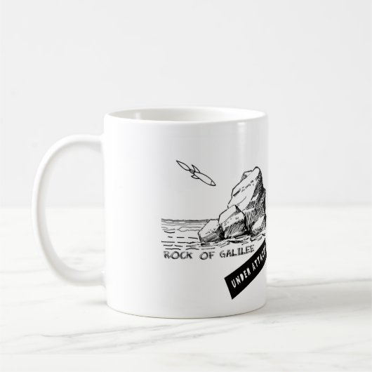 Felsen von Galiläa-Tasse Kaffeetasse (Links)