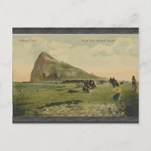 Felsen von Gibraltar aus Neutraler Erde, Vintage Postkarte