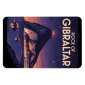 Felsen von Gibraltar Magnet (Horizontal)