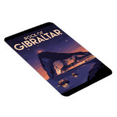 Felsen von Gibraltar Magnet (Rechte Seite)