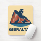 Felsen von Gibraltar Mousepad (Mit Mouse)