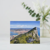 Felsen von Gibraltar Postkarte (Stehend Vorderseite)