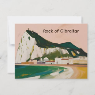 Felsen von Gibraltar Postkarte