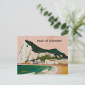 Felsen von Gibraltar Postkarte (Stehend Vorderseite)