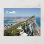 Felsen von Gibraltar Postkarte (Vorderseite)