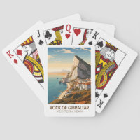 Felsen von Gibraltar Reisen Kunst Vintag