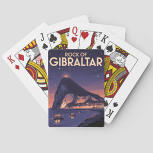 Felsen von Gibraltar Spielkarten