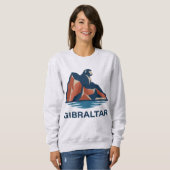 Felsen von Gibraltar Sweatshirt (Vorne ganz)