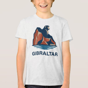 Felsen von Gibraltar Tri-Blend Shirt