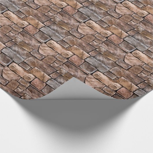 FELSEN-WAND GESCHENKPAPIER (Ecke)