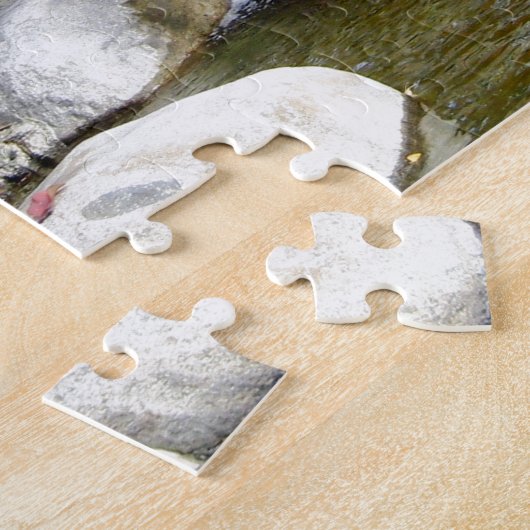 Felsen Wasserfall Landschaft Wasser Jigsaw Puzzle (Seite)