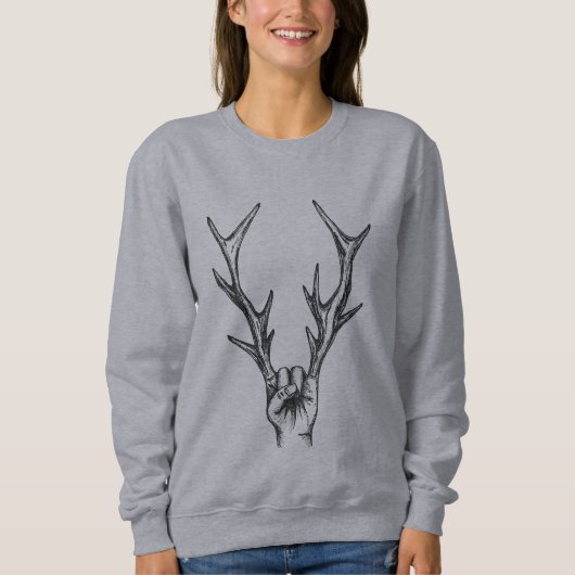 Felsen-Weihnachten Sweatshirt (Vorderseite)