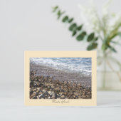 Felsen Wellen Rhode Island Postkarte (Stehend Vorderseite)