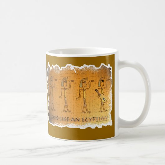 Felsen wie ein Ägypter Kaffeetasse (Rechts)