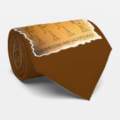 Felsen wie ein Ägypter Krawatte (Gerollt)