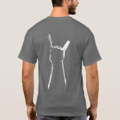 Felsen-Zeichen-Arm T-Shirt (Rückseite)