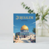 Felsendom Israel Postkarte (Stehend Vorderseite)