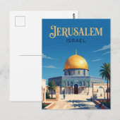 Felsendom Israel Postkarte (Vorne/Hinten)