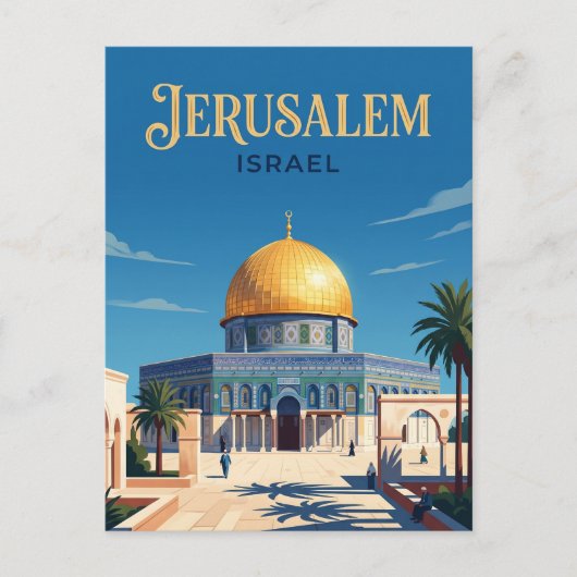 Felsendom Israel Postkarte (Vorderseite)