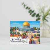 Felsendom Israel Postkarte (Stehend Vorderseite)