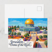 Felsendom Israel Postkarte (Vorne/Hinten)