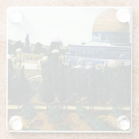 Felsendom, Jerusalem Glasuntersetzer (Rückseite)