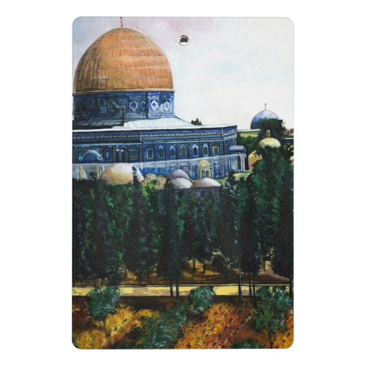 Felsendom, Jerusalem Mini Klemmbrett (Rückseite)