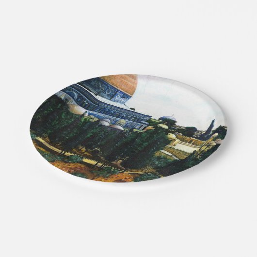 Felsendom, Jerusalem Pappteller (Schrägansicht)