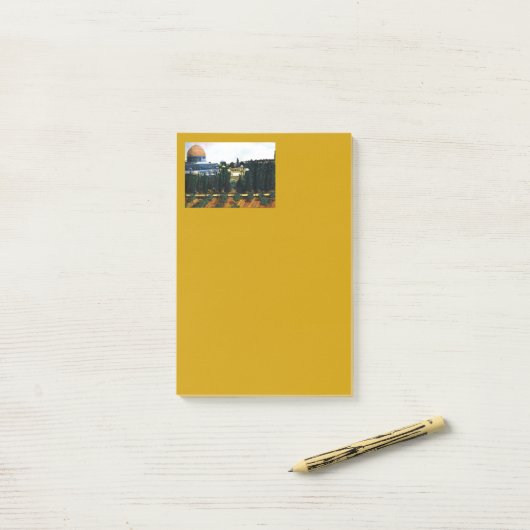 Felsendom, Jerusalem Post-it Klebezettel (Auf Schreibtisch)