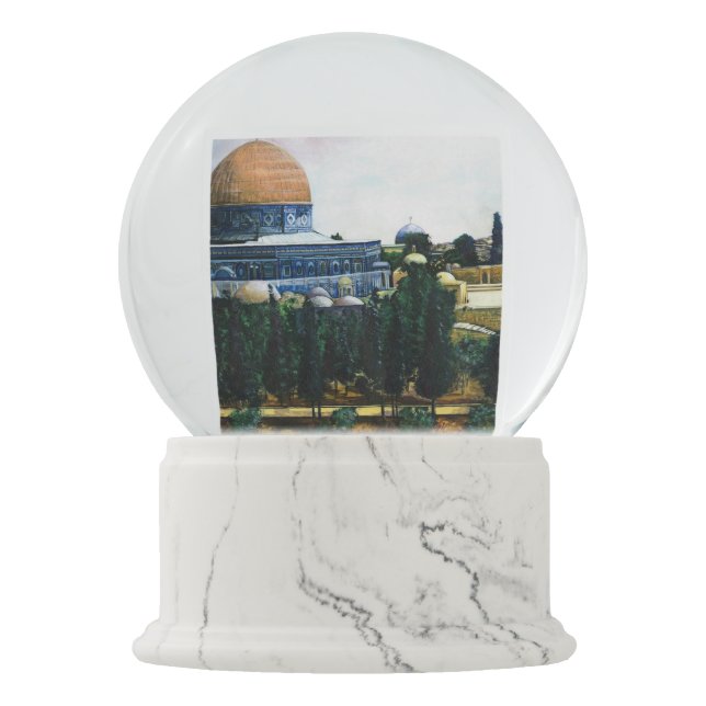 Felsendom, Jerusalem Schneekugel (Vorderseite)