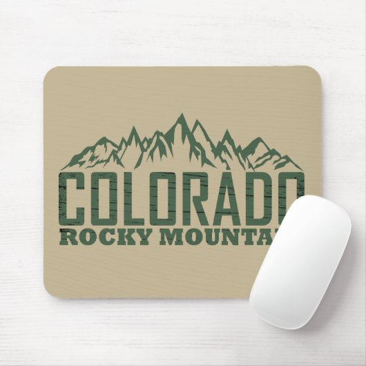 Felsengebirge Colorado Mousepad (Mit Mouse)