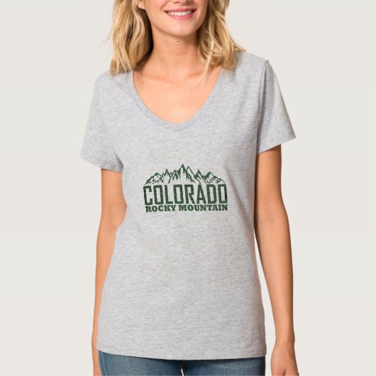 Felsengebirge Colorado T-Shirt (Vorderseite)